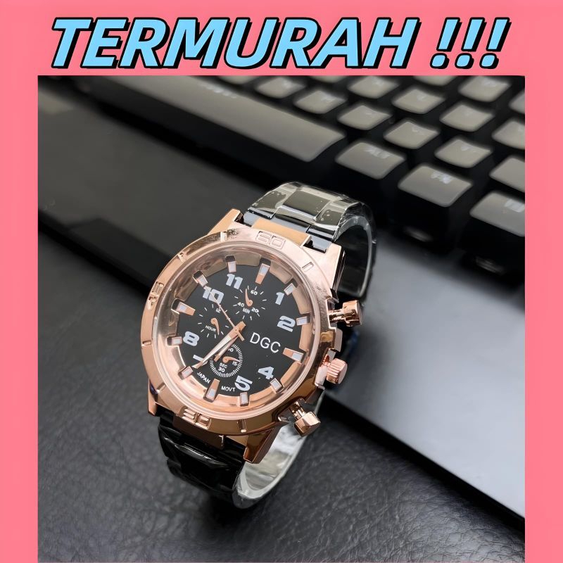 Jam Tangan Murah DGC Rantai Pria Stainless berkualitas premium