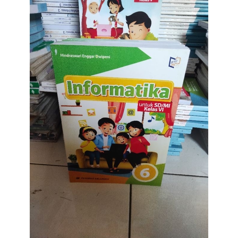 Buku informatika kelas/kls 6 SD erlangga
