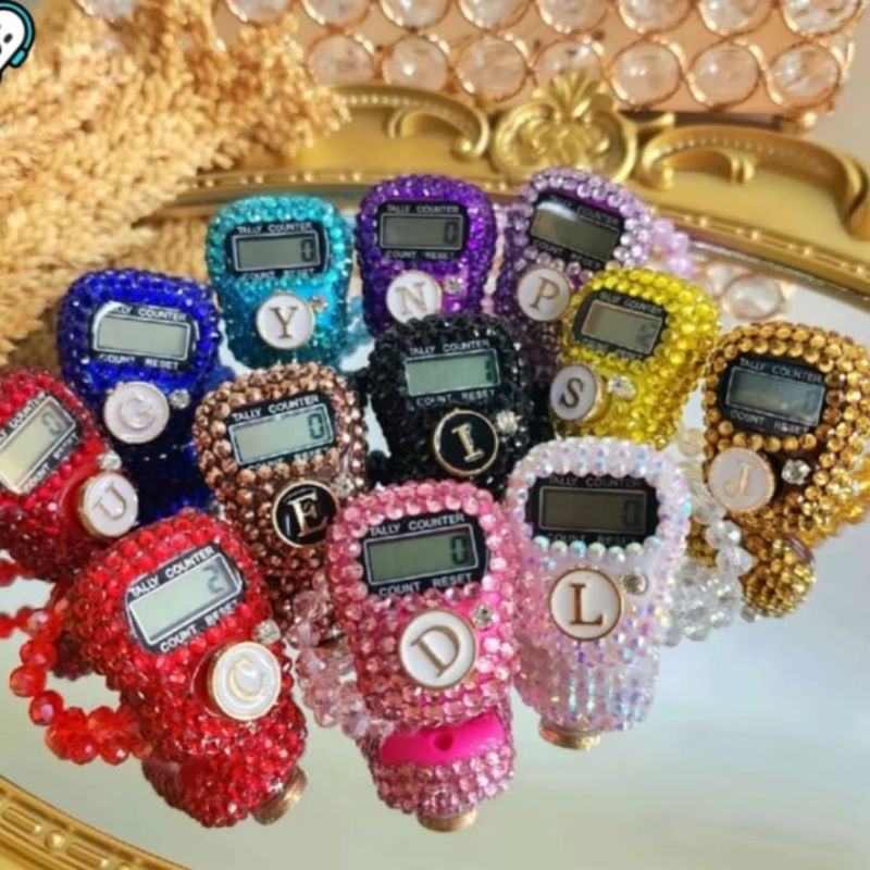 Tasbih Digital Non led Cantik Inisial Nama Tombol