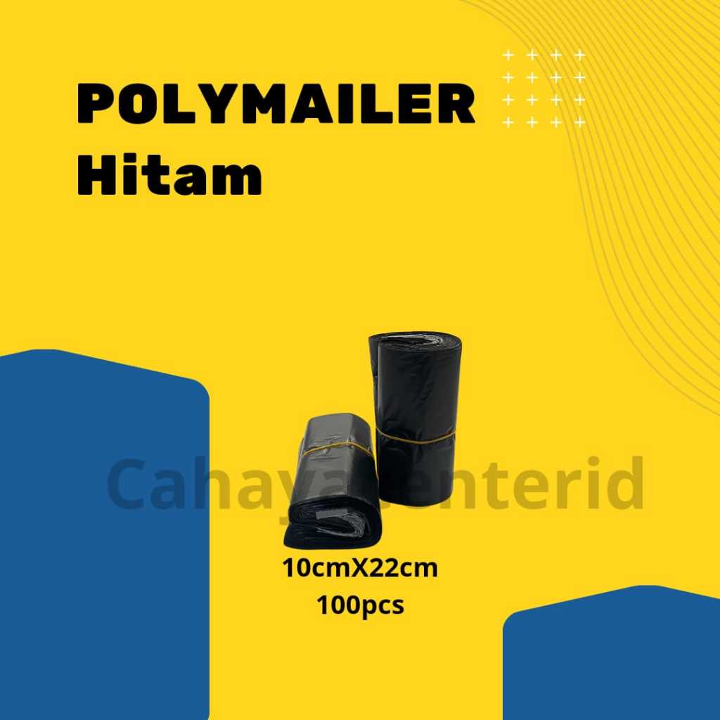 

PLASTIK PACKING POLYMAILER HITAM 100 PCS UKURAN 10X22 12X25 15X25 16X20 16X22 17X30 20X30 20X40 25X35 30X40 30X50 25X40 CM