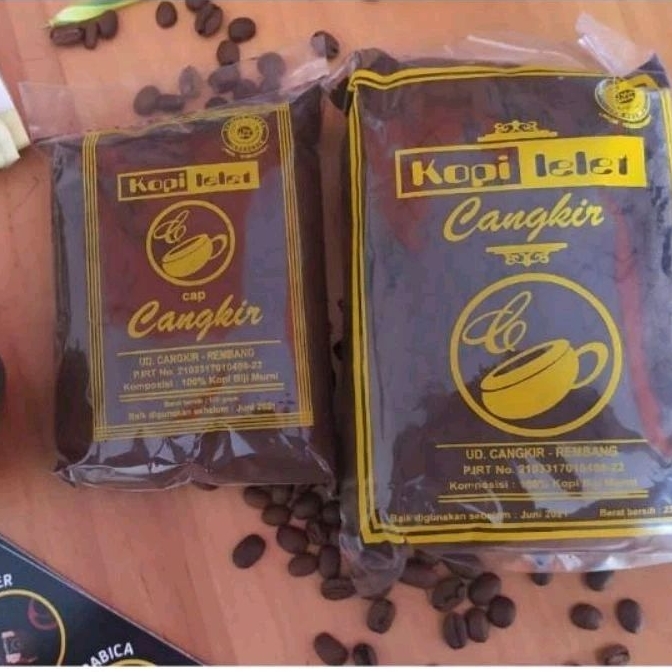 

Kopi lelet Cangkir khas Rembang Lasem 100gr,200gr