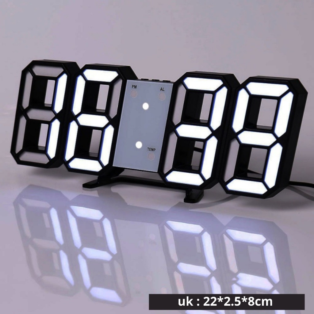 Jam Weker Digital Pintar Jam Meja Digital Digital Smart Alarm Clock Jam Weker