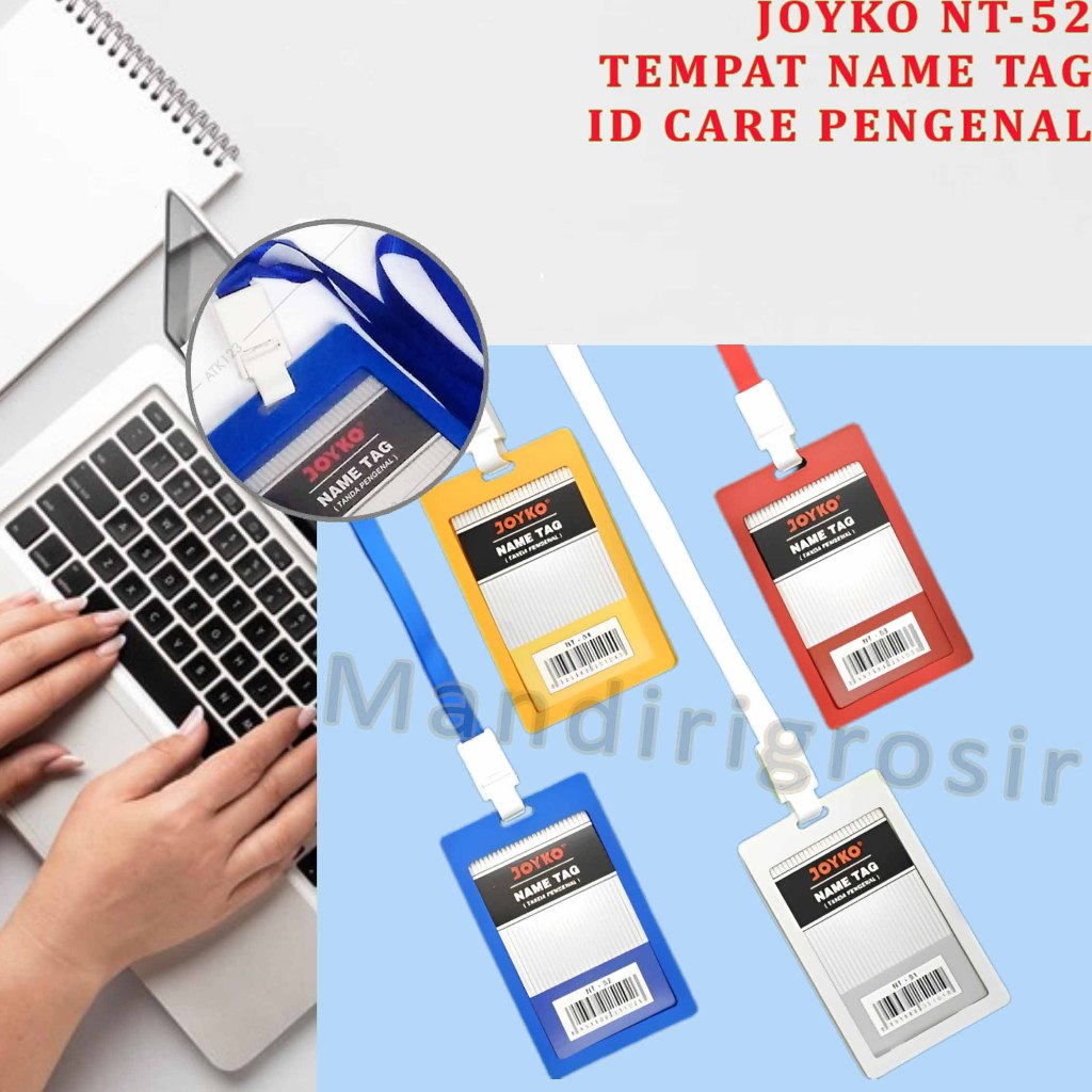 

Tempat Name Tag * Joyko * Gantungan Tanda Pengenal * NT-52