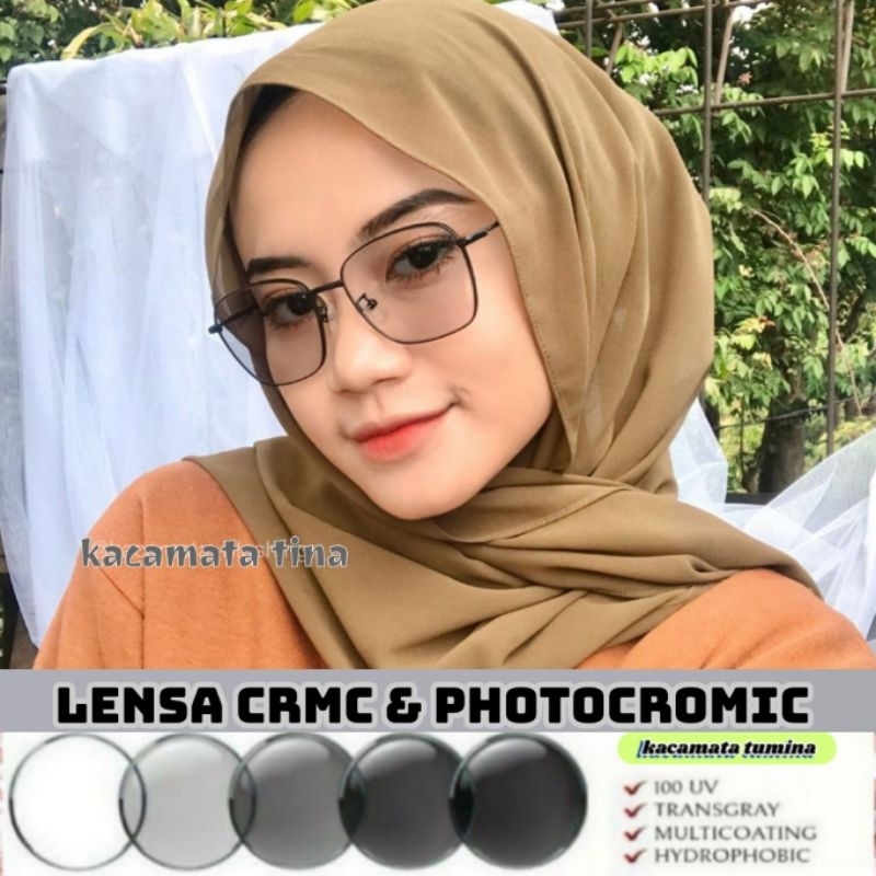 kacamata minus antiradiasi (paket frame+lensa) 1933