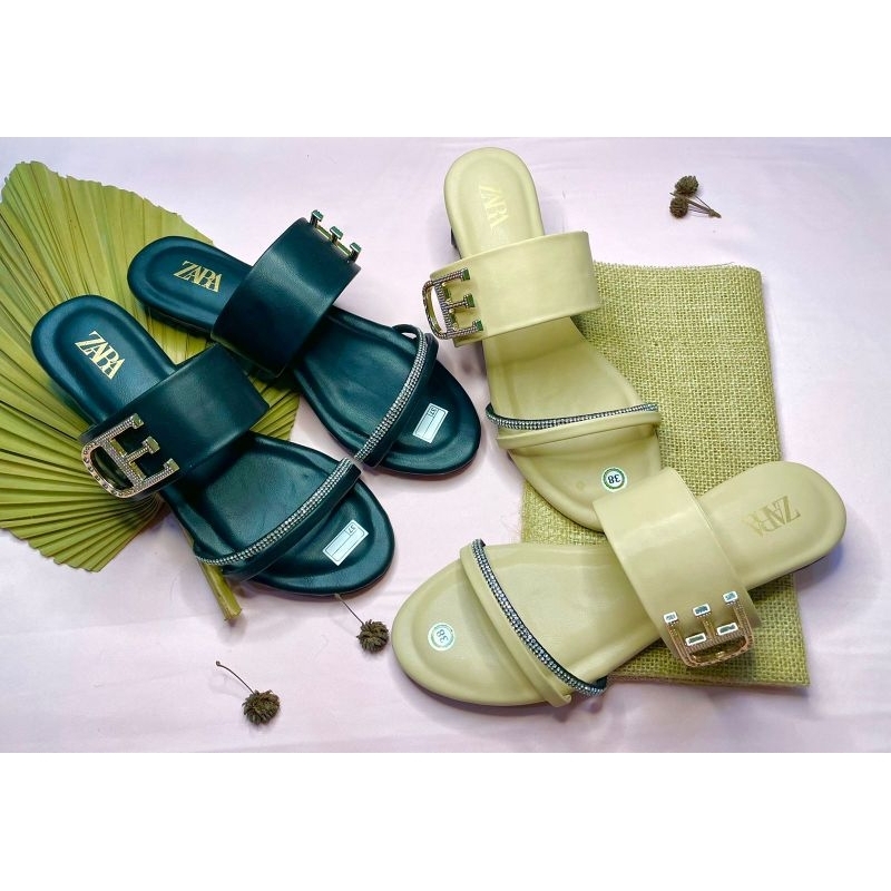 SANDAL HEELS CANTIK WANITA VINCCI TERBARU DAN TERKINI TINGGI 3 CM