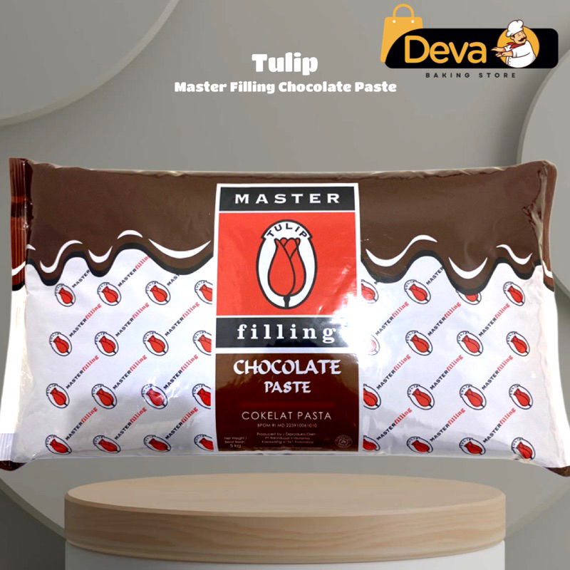 

Tulip Master Filling Chocolate Paste - Tulip Selai Cokelat 5kg