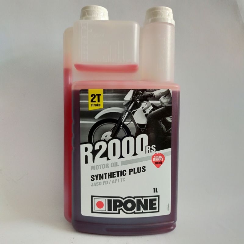 Oli Samping 2 Tak 2T IPONE R2000 RS Strawberry 1 Liter JASO FD / API TC