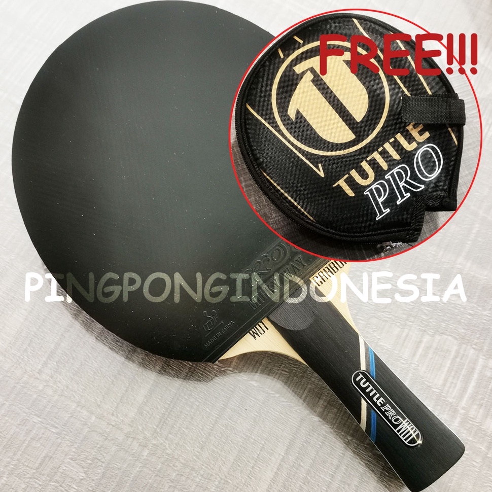 Tuttle PRO W1 Carbon SetRakitan Bet Bat Pingpong Tenis Meja OFF W1 KODE B1F1