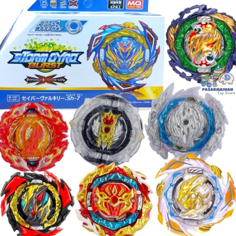 KODE H42U Mainan Gangsing Beyblade Burst Set Launcher Handgrip Ultimate Z Valkyrie B187 Beyblade Gan