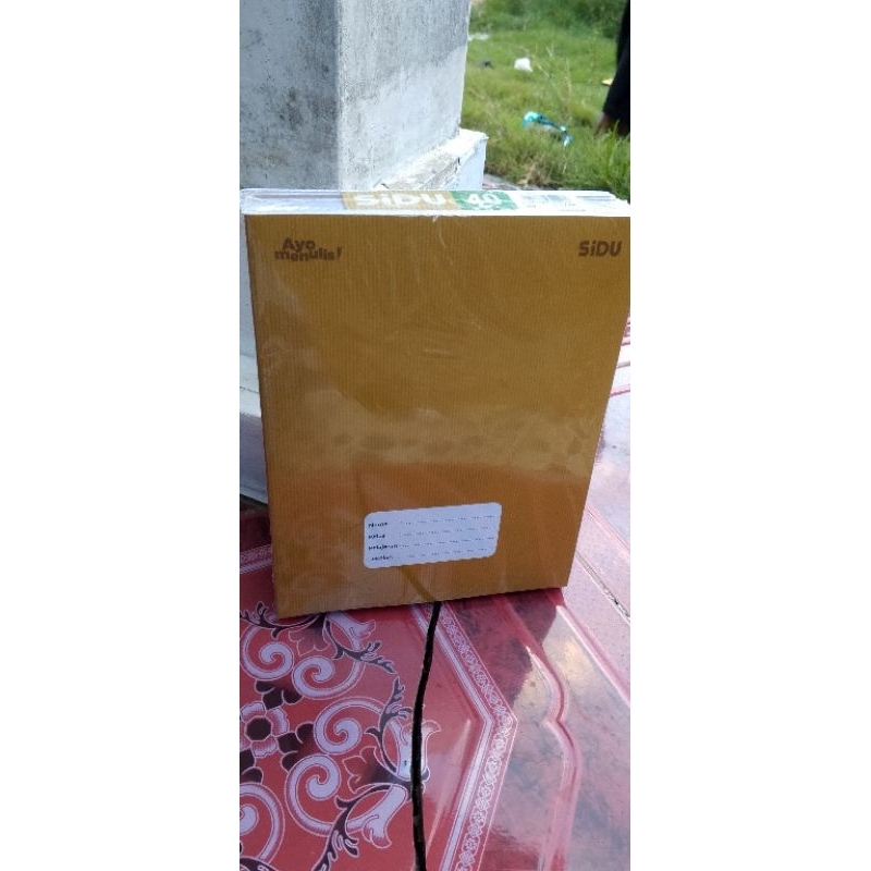 

buku sidu motif sampul coklat