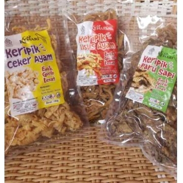 

Keripik Paru Usus dan Ceker Cap Kenari