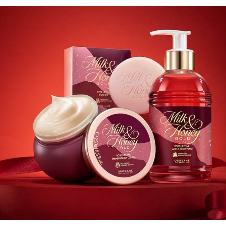 MILK  HONEY GOLD ROSE NECTAR HAND  BODY CREAM  MILKHONEY GOLD ROSE NECTAR HAND  BODY WASH w N4J7