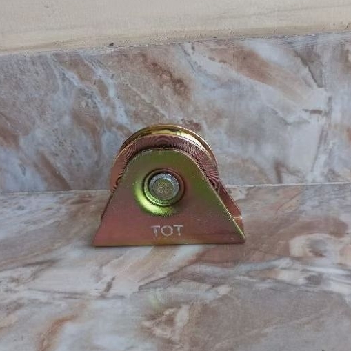 TOT RODA GERBANG PAGAR RODA PAGAR RUMAH MODAL V 60 MM RODA  BESI PAGAR RODA