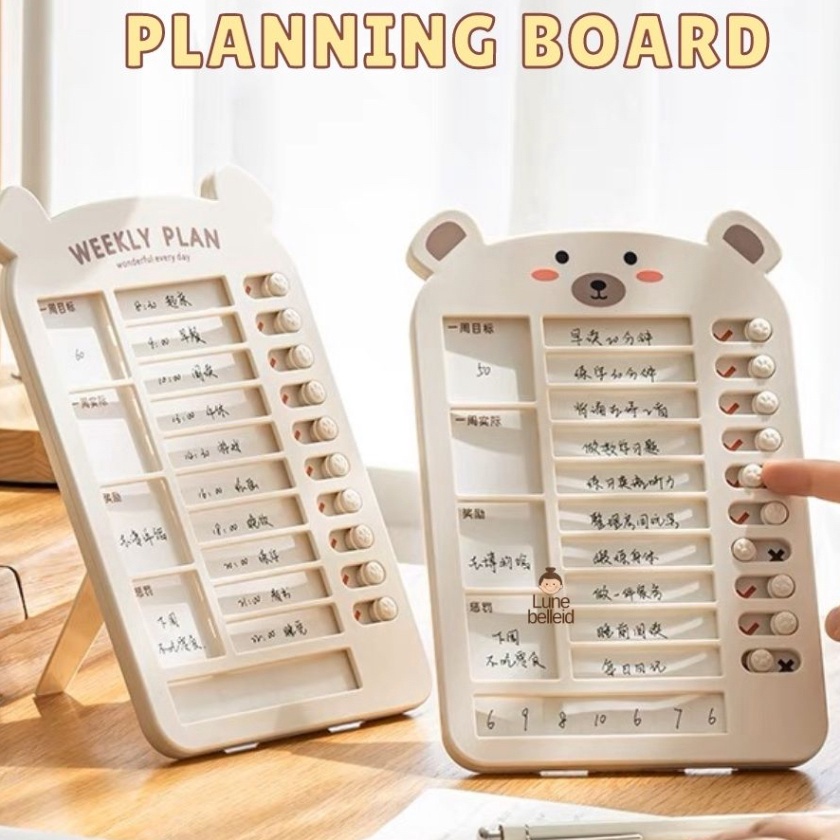 

KF7 Cute Bear Aestethic Memo Planning Board Daily Task Checklist Board Papan Checklist Estetik To Do List Papan Jadwal Belajar Estetik Dekorasi Kamar TIdur