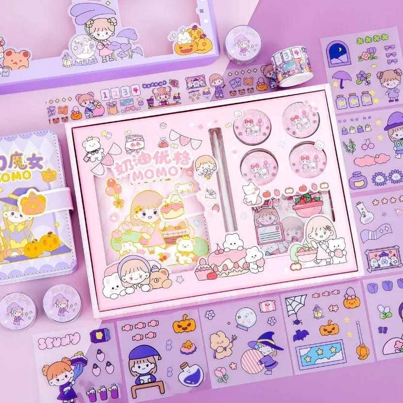 

Mega Diary Set Momo Sauce Original Buku Jurnal Aesthetic Kado Ulang Tahun Edisi Momo