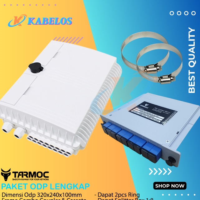 ODP 8 Core ODP 16 Core Lengkap Splitter Box FO ODP 8C 16C Double Lock e H5U4
