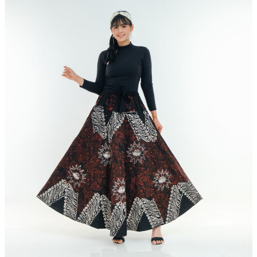 ROK BATIK PAYUNG JUMBO DEWASA PANJANG LEBAR BATIK CAP PREMIUM