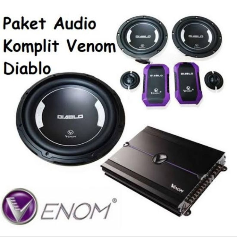 Paket Audio Venom Diablo, Original, Resmi