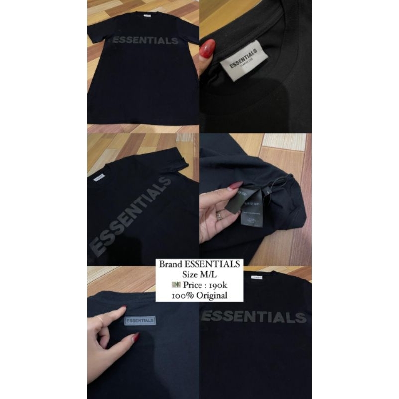 Kaos Cowok Second Essentials