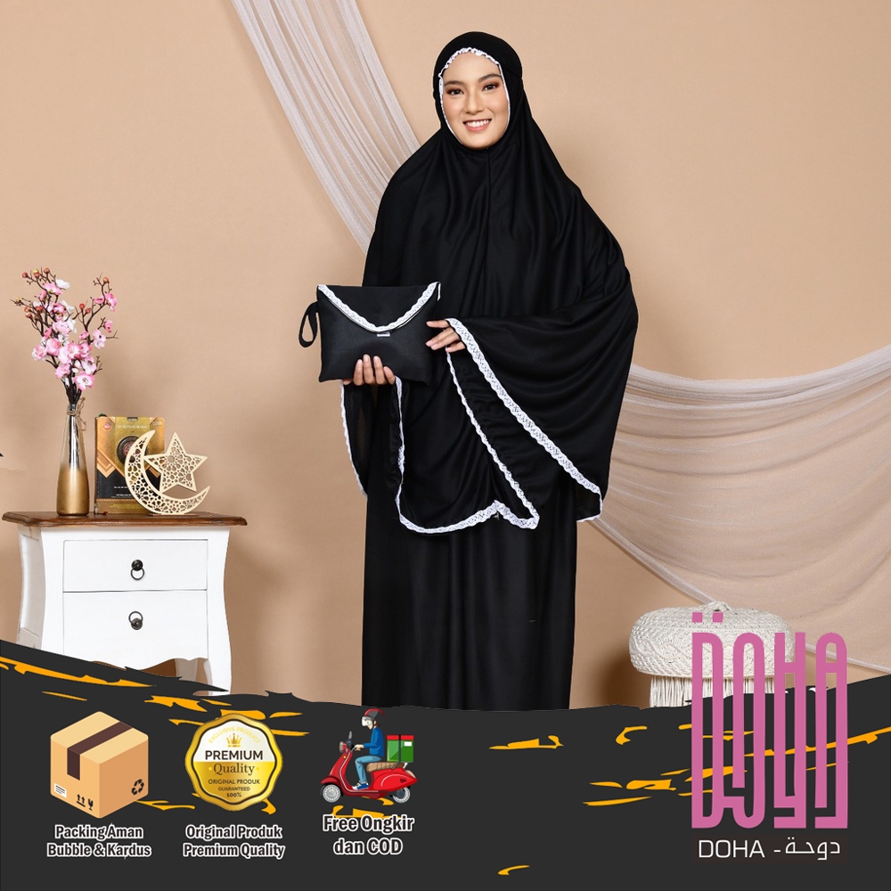 Mukena Travel Mukena Renda Amplop Premium All Size