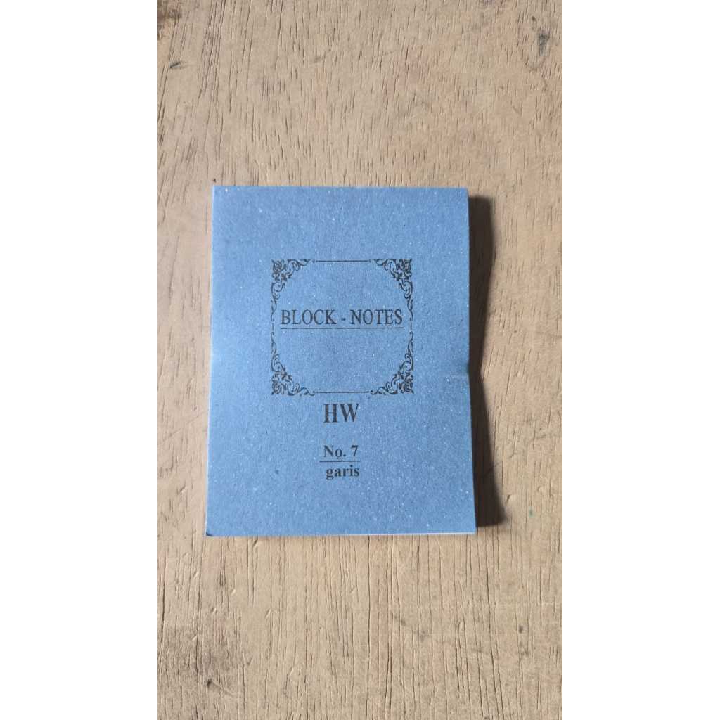 

BUKU NOTES / BLOCK NOTES NO.7 GARIS MEREK HW PER PCS