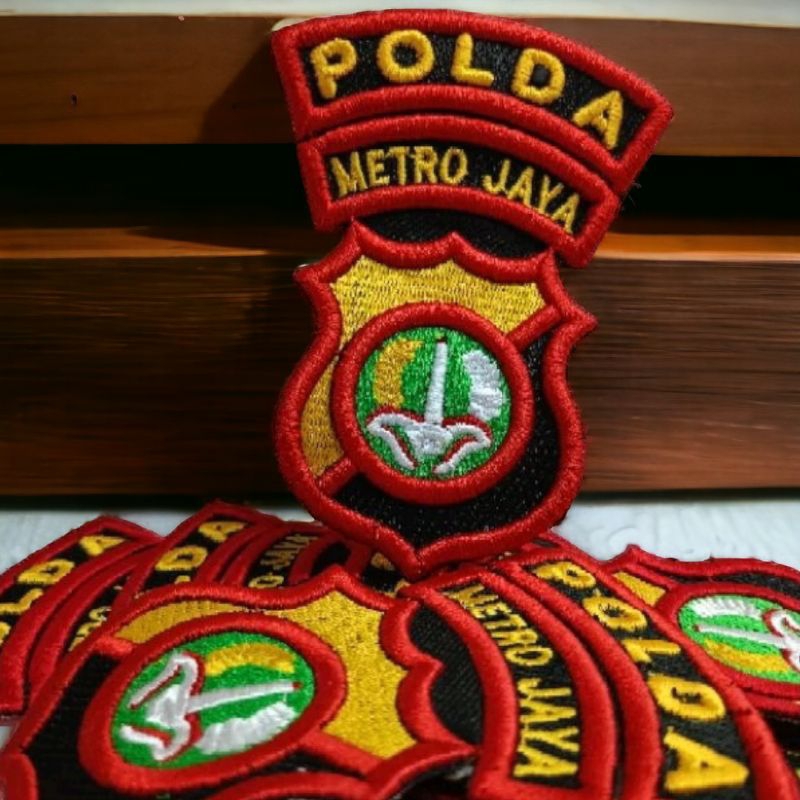 Bordir timbul polda metro jaya