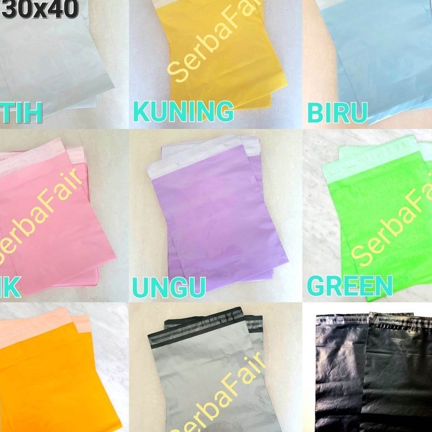 

KP8 Polymailer Warna 3x4 Poly Color Amplop Lem Seal Plastik Packing MURAH ISI 1