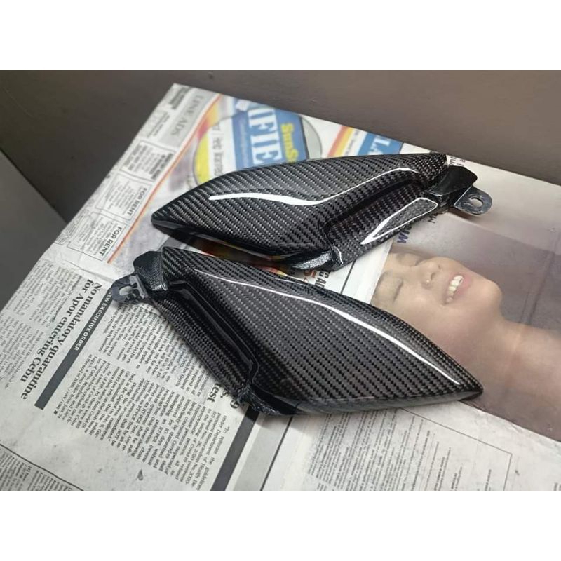 COVER SIDE BODY KECIL NMAX NEW KIRI KANAN CARBON KEVLAR