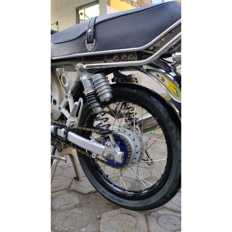 shock kyb Zephyr granat dobel klik original copotan