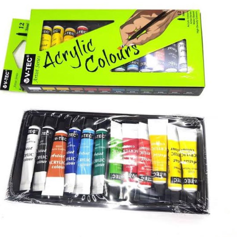 

SERBA SERBI Cat Akrilik 6ml isi 12 warna