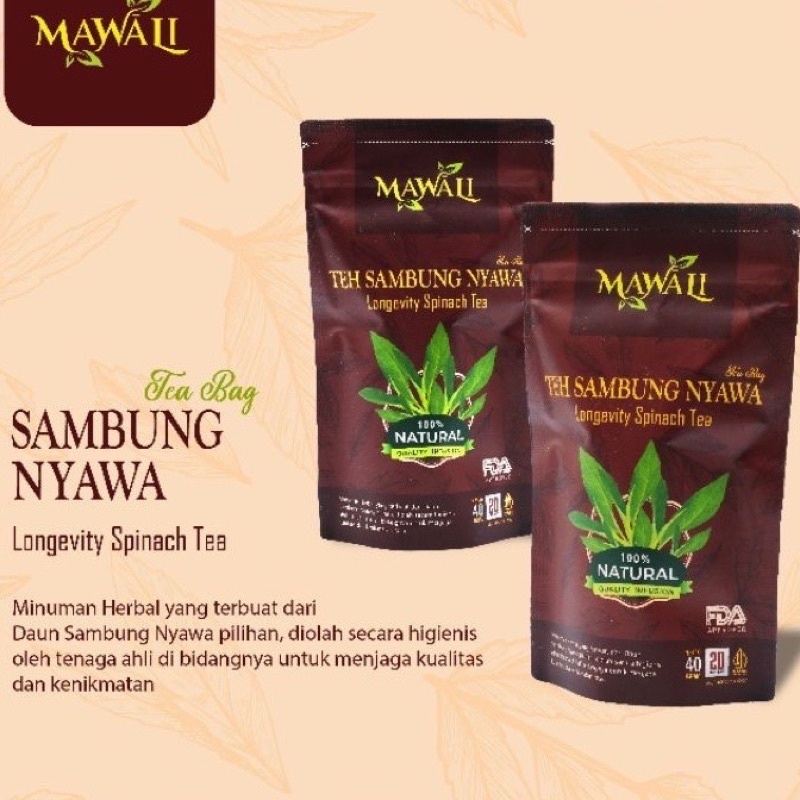 

ready - mawali sambung nyawa teh herbal isi 20 pcs free gift