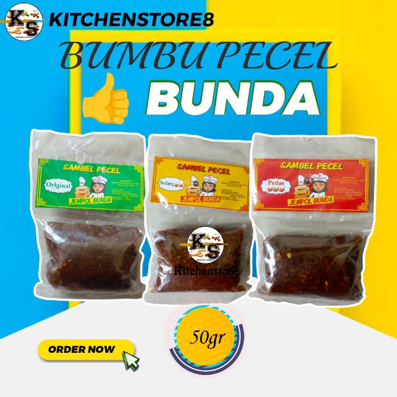 

BUMBU PECEL JEMPOL BUNDA 50 gram