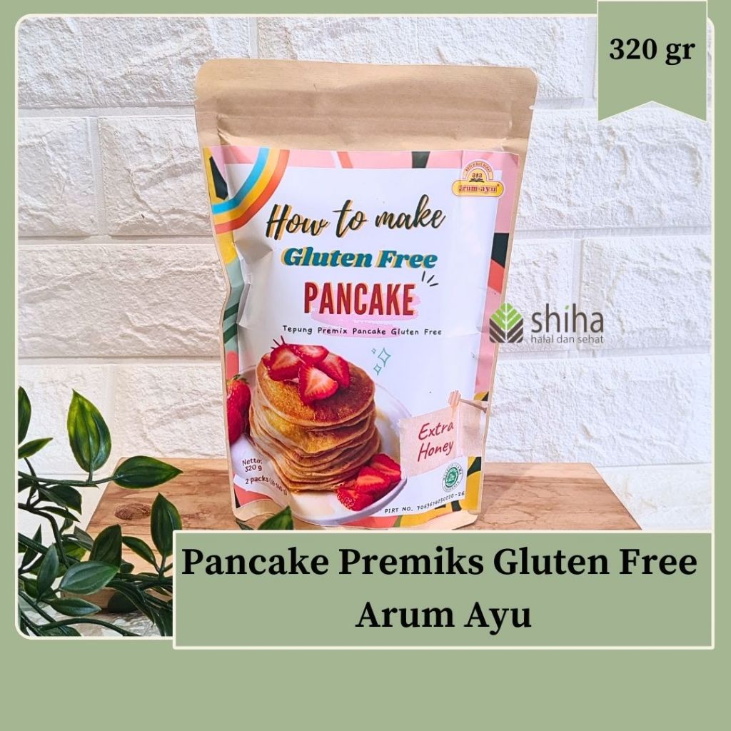 

Tepung Pancake Sehat Gluten Free plus Maple Syrup 320 gr Arum Ayu / Arumayu - Warung Shiha