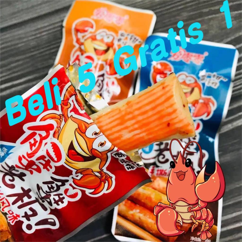 

[HALAL] Makanan Ringan Tongkat Kepiting / Makanan Ringan Instan / Makanan Ringan yang diimpor dari Cina / 14g Makanan Ringan Sehat Makanan Instan Makanan Ringan Netflix