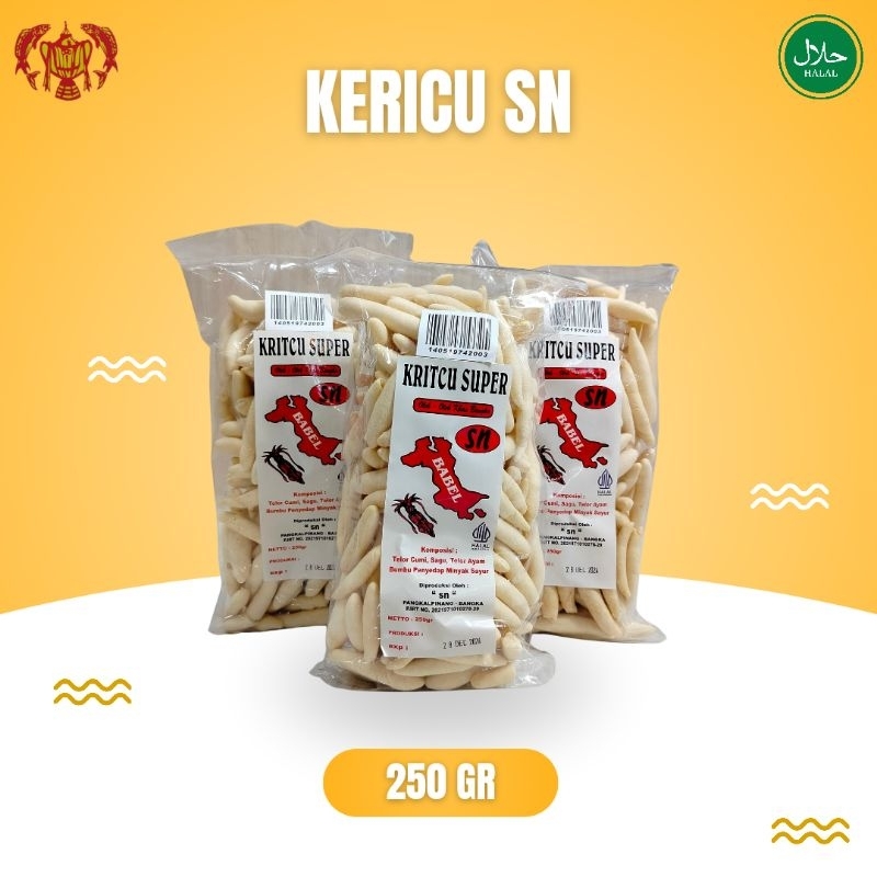 

Kericu super khas Bangka cap SN, 250gr