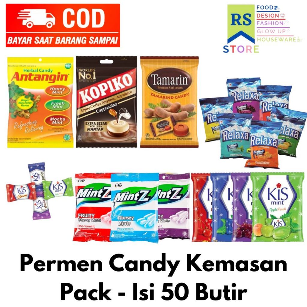 

Permen Kopiko / Permen Coffee / Permen Rasa Cappucino / 105gr / Antangin Permen Herbal pack 50 Butir Aneka Rasa-Pelega Tenggorokan / Permen Kis Mint Rasa Cherry/Barley 1 Pack isi 50 Butir / PERMEN TAMARIN 135 GR ISI 50 PCS - PERMEN SARI ASAM / Permen BONT