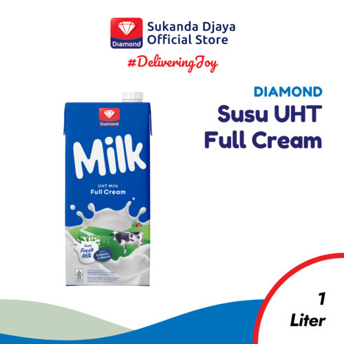 

DIAMOND MILK SUSU UHT FULL CREAM KEMASAN 1 LITER