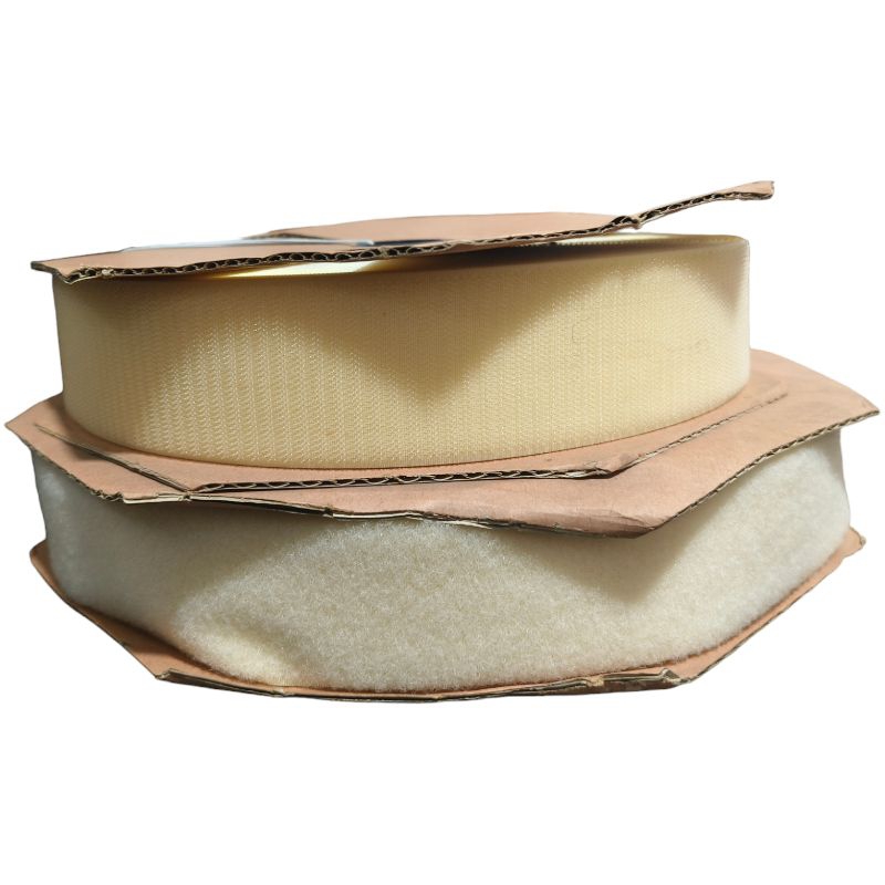 velcro high quality lebar 5cm warna creme / putih bw kualitas ykk