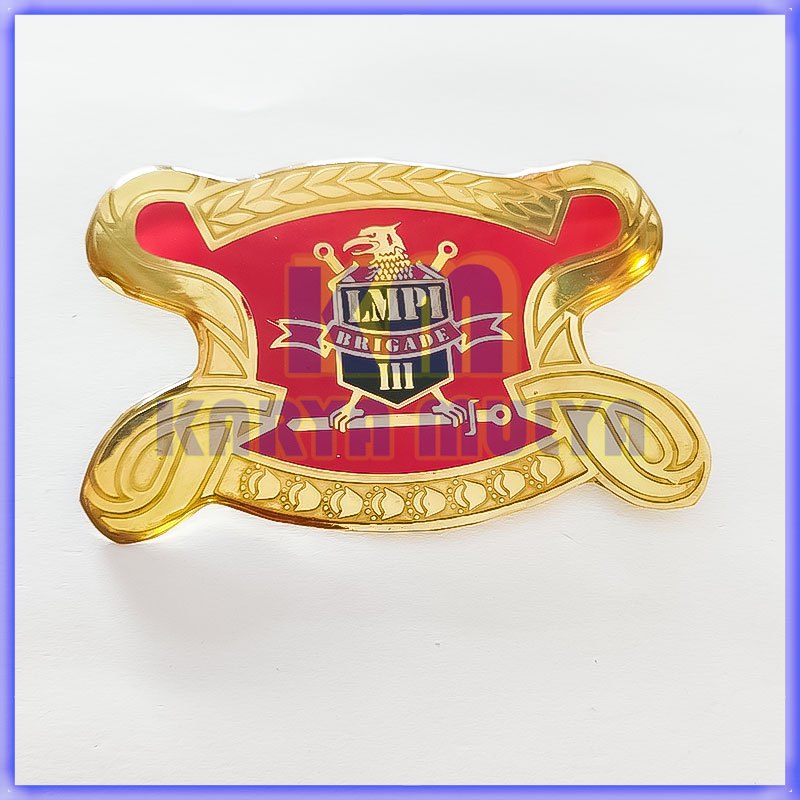Emblem Laskar Merah Putih Indonesia Brigade Emblem LMPI Warna Merah - Karya Mulya