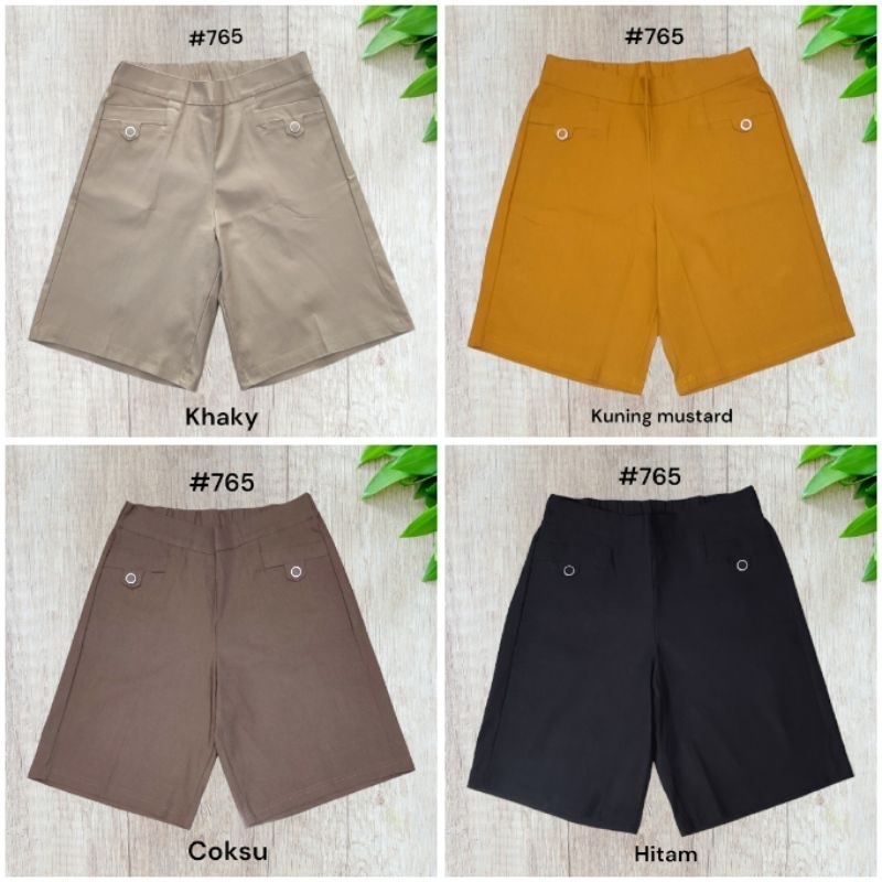 Kulot Mini Warna Warni BigSize, Kulot Bahan Soft Jeans Drdk