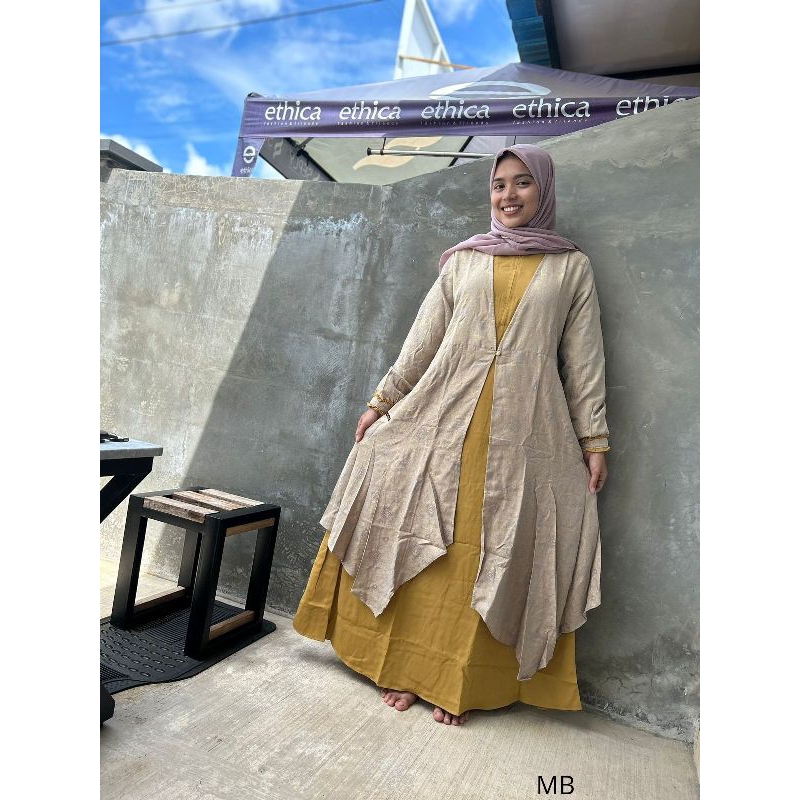Gamis kagumi by Ethica seri 270 Antelope Yellow