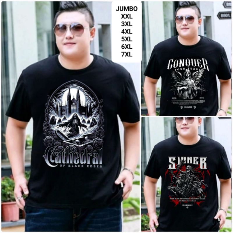 Kaos DISTRO SUPER JUMBO 5XL . 6XL . 7XL . 8XL