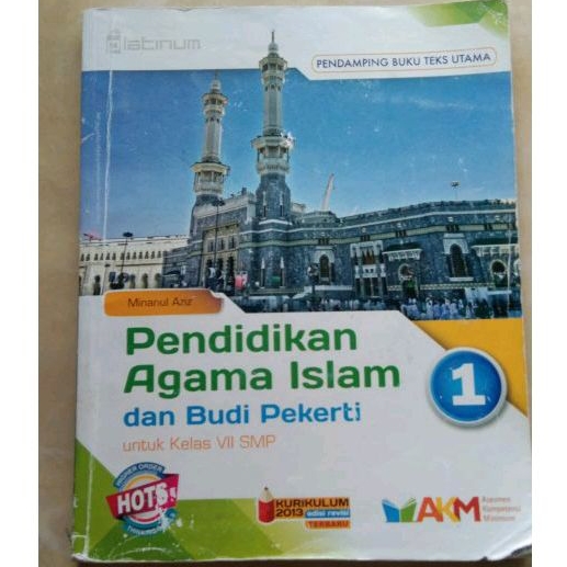 Preloved Buku Pendidikan Agama Islam Kelas 7 SMP/MTs Penerbit Tiga Serangkai Platinum