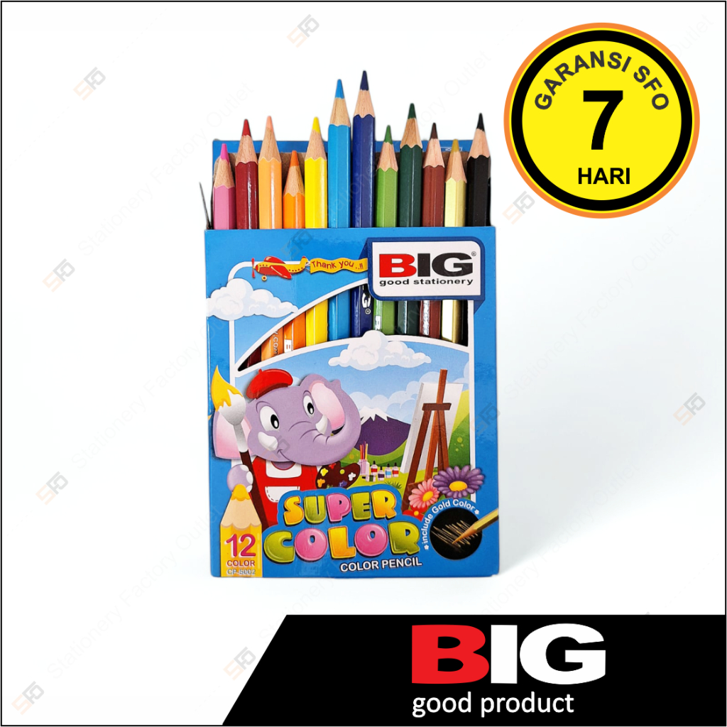 

Pensil Warna Big isi 12 mini - CP-5002 - SFO Semarang Official