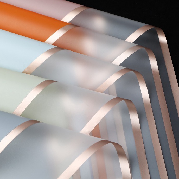 

Bonuskan 2 Lembar Flower Wrapping Varian List Double Gold Premium Paper Florist Kertas Buket Bunga Korea Cellophane List Gold Premium Quality Merek Sinowrap GRADE A