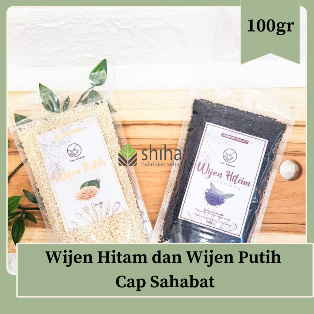 

Wijen 100gr Cap Sahabat | Wijen Hitam | WIjen Putih