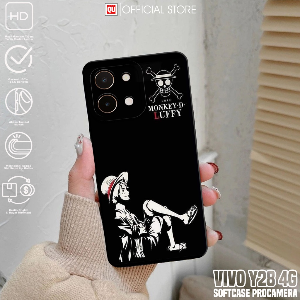 Case Vivo Y28 4G - Casing Hp Vivo Y28 4G Terbaru Motif OP - Softcase Hp VIVO Y28 - Silikon Hp VIVO Y