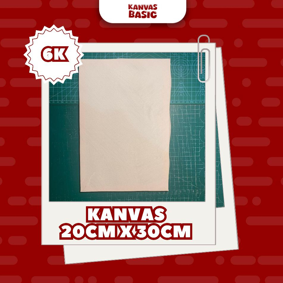 

Kanvas Lukis Basic Polos Ukuran 20CMX30CM Bahan Spunbond Terjangkau