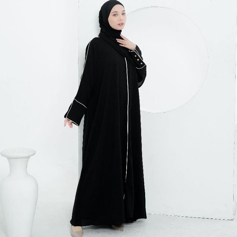 Zahwa Official - Saffa abaya daily LD 140Cm & PB 140Cm Allsize Bahan Airflow Premium mewah & elegan