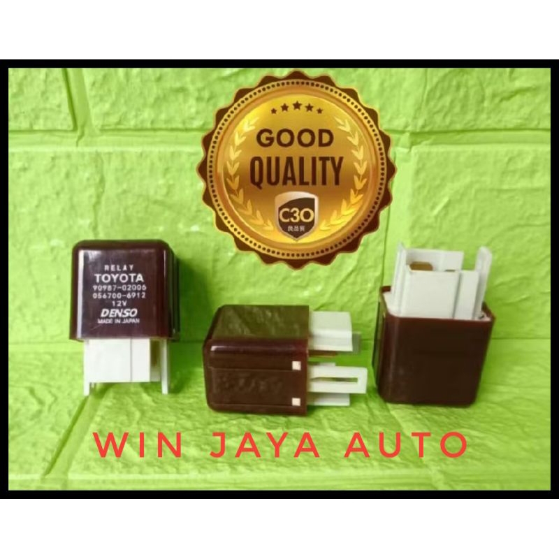 Relay Lampu toyota kijang kapsul 7k/5k relay kaki 4 12V 90987-02006